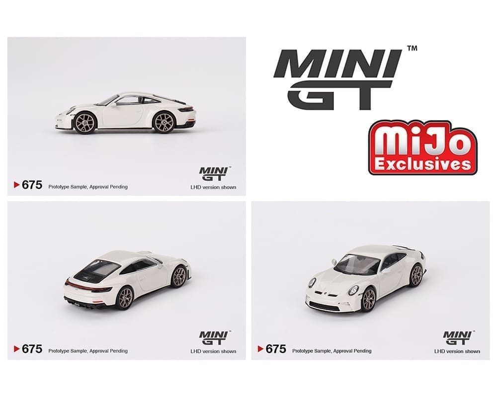Mini GT 1:64 Porsche 911 (992) GT3 Touring Crayon – Exclusivas Mijo Blister