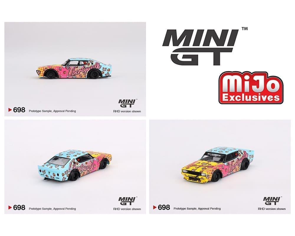 Mini GT 1:64 Nissan Skyline Kenmeri Liberty Walk LBWK KUMA – Exclusivas de MiJo Blister