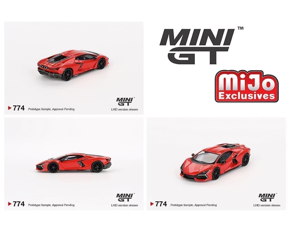 Mini GT 1:64 Lamborghini Revuelto Arancio Dac Lucido Blister
