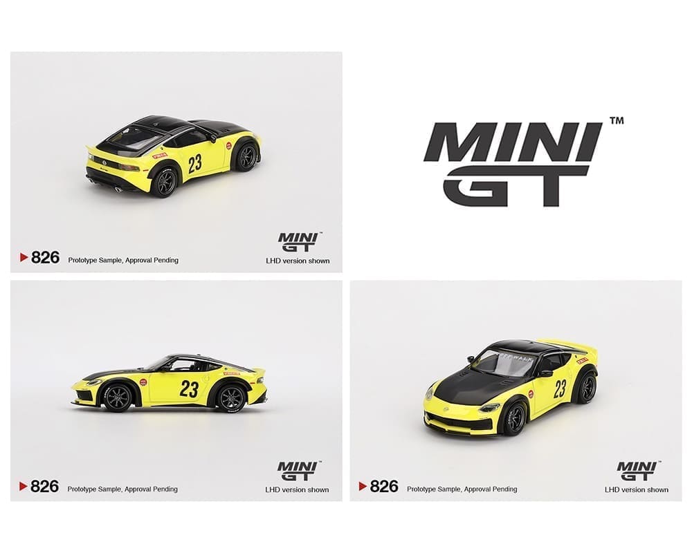 Mini GT 1:64 Nissan Z LB-NATION WORKS – Amarillo Ikazuchi – LHD Blister