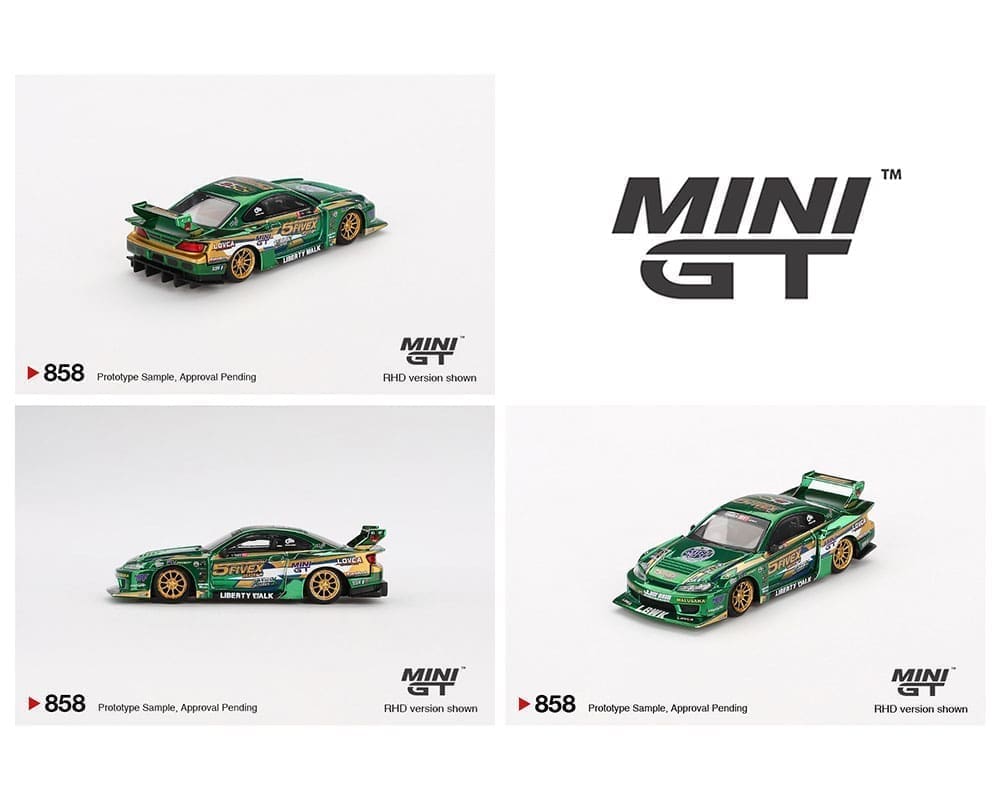 Mini GT 1:64 Nissan LB-Super Silhouette S15 SILVIA LBWK 2024 Fausto Racing Blister