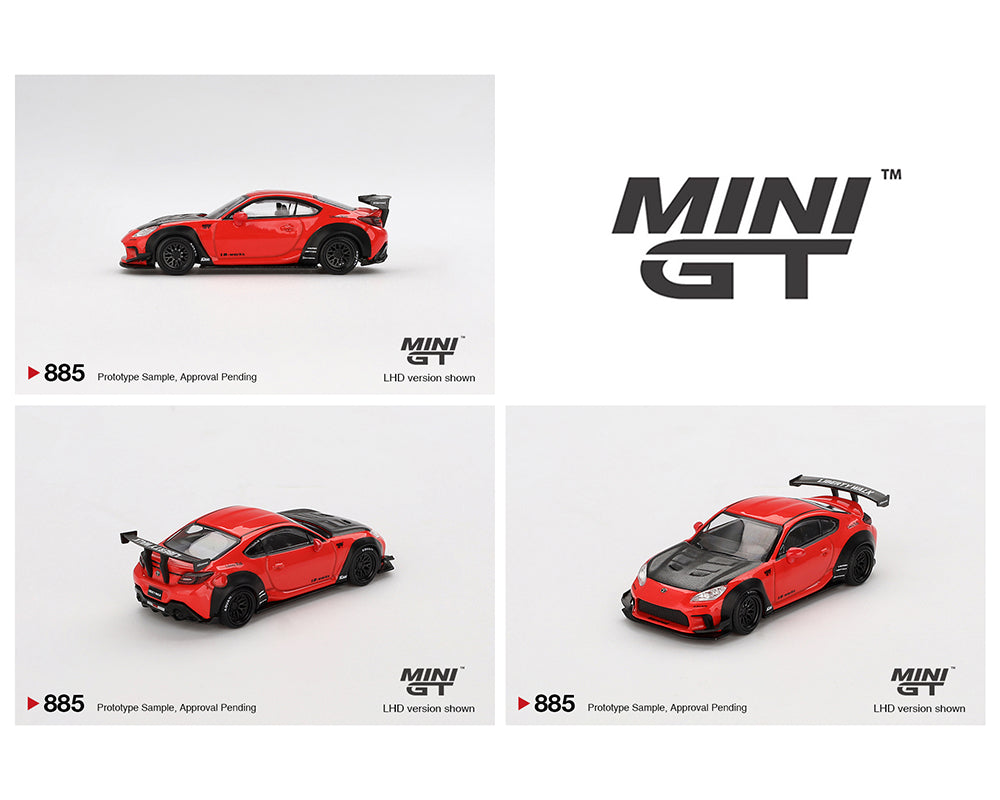 Mini GT 1:64 Toyota GR86 LB-Nation – Rojo Blister