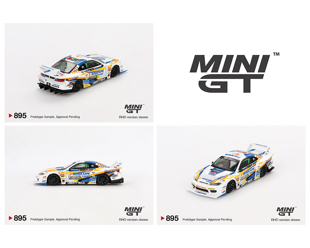 Mini GT 1:64 Nissan LB-Super Silhouette S15 SILVIA #555 2023 Fórmula Drift Japón Blister
