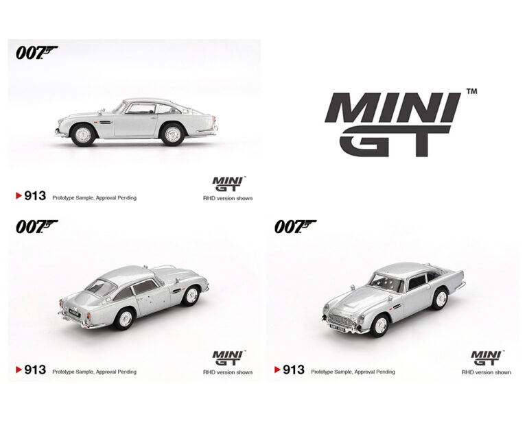 |||PREVENTA|||Mini GT 1:64 Aston Martin DB5 James Bond “Skyfall” – Embalaje en inglés – Edición limitada (PRESENTACIÓN EN BLISTER)