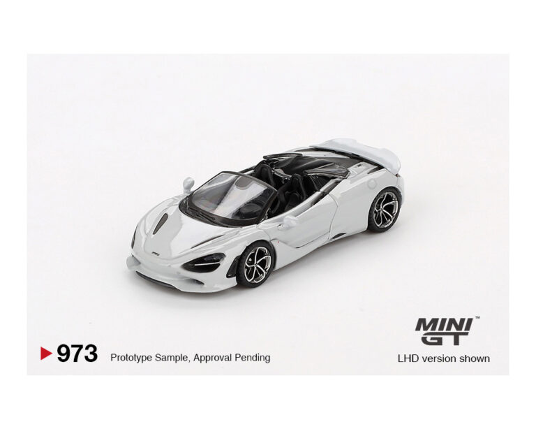 Mini GT 1:64 McLaren 750S Spider – Gris Cirrus (PRESENTACIÓN EN BLISTER)