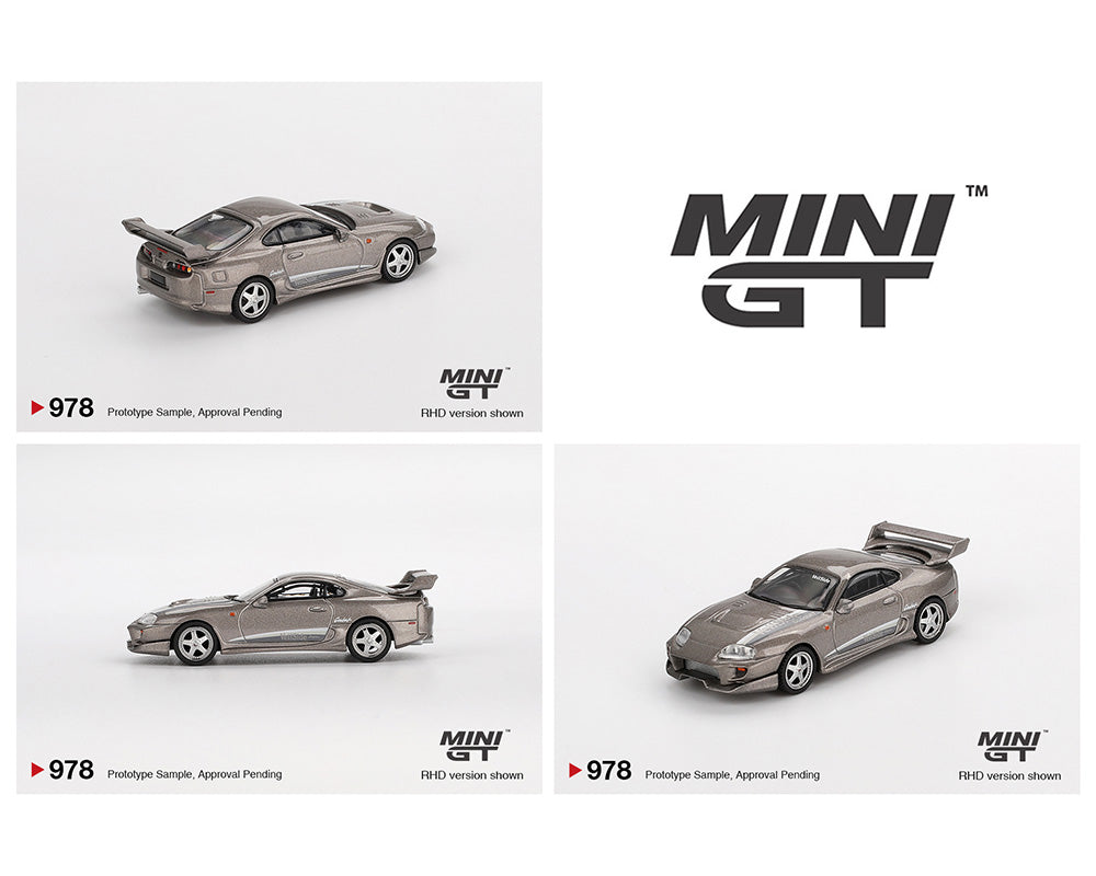 Mini GT 1:64 Toyota Supra VeilSide Combat V-II – Combat Grey Blister