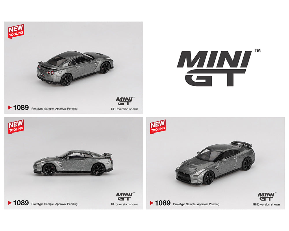 |||PREVENTA||Mini GT 1:64 Nissan GT-R NISMO R35 CRS 2013 – Gris Metalizado Oscuro (PRESENTACIÓN EN BLISTER)