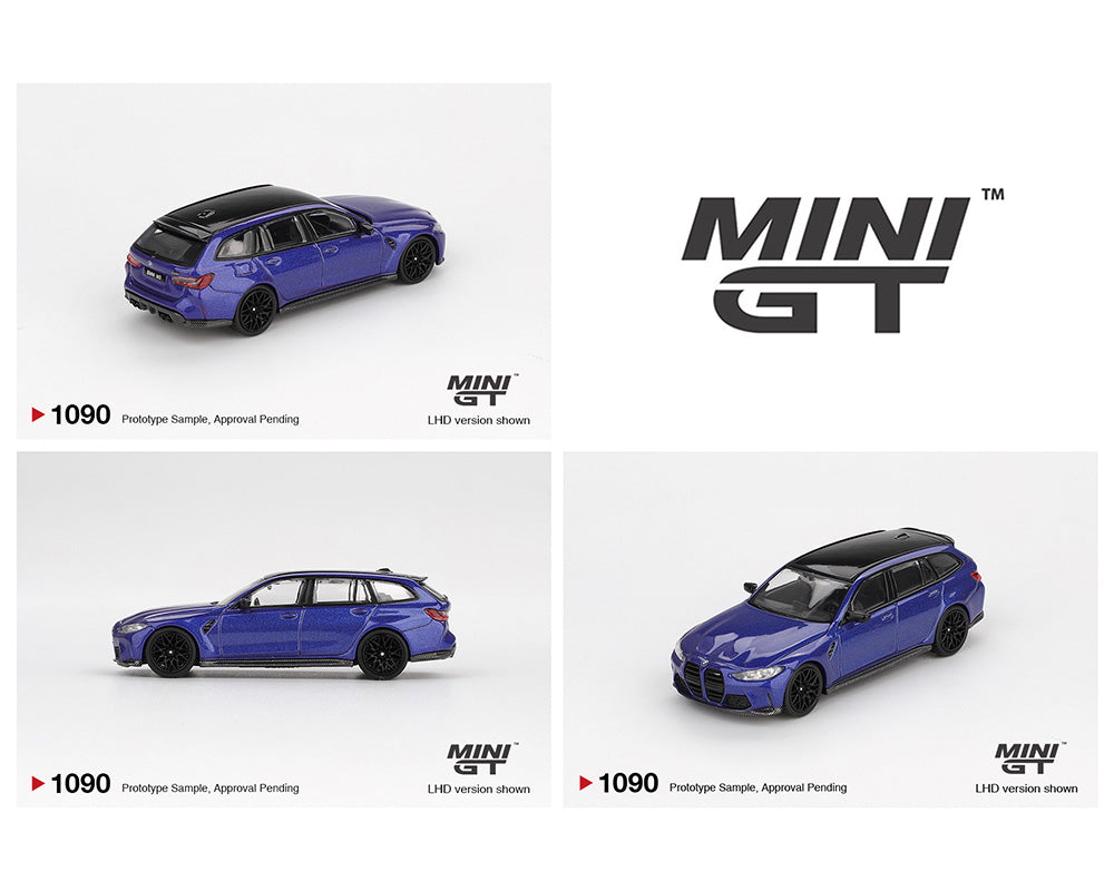 |||PREVENTA|||Mini GT 1:64 BMW M3 Competition Touring – Azul Portimao Metalizado (PRESENTACIÓN EN BLISTER)