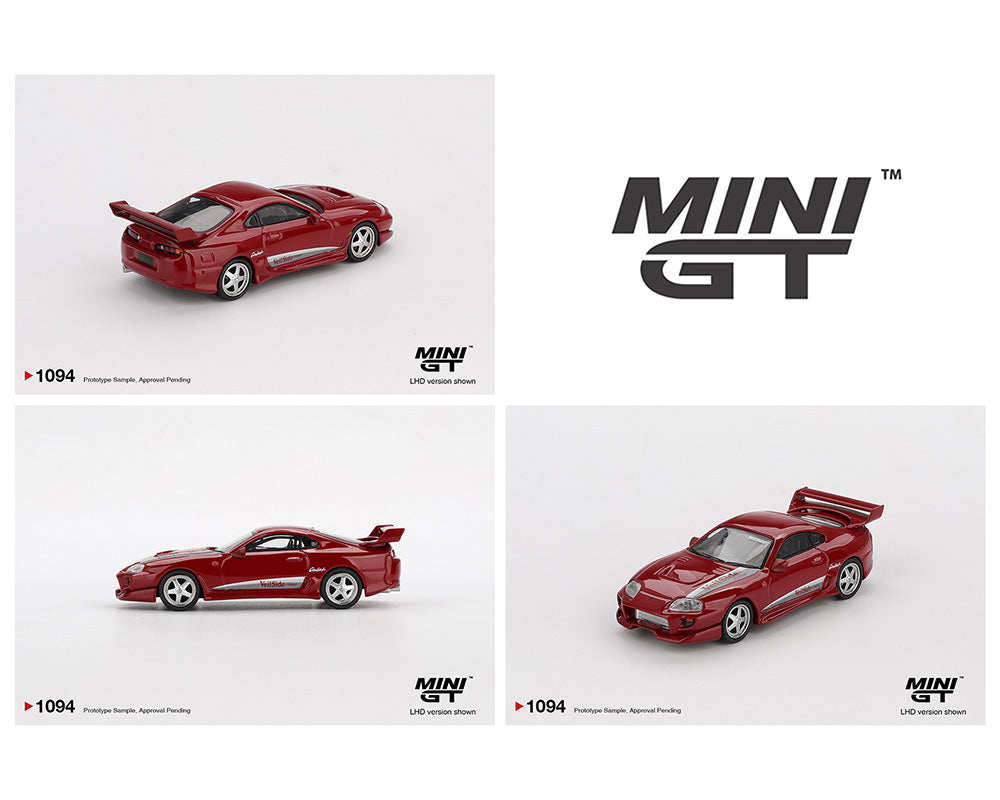 |||PREVENTA|||Mini GT 1:64 Toyota Supra VeilSide Combat VI – Rojo (PRESENTACIÓN EN BLISTER)