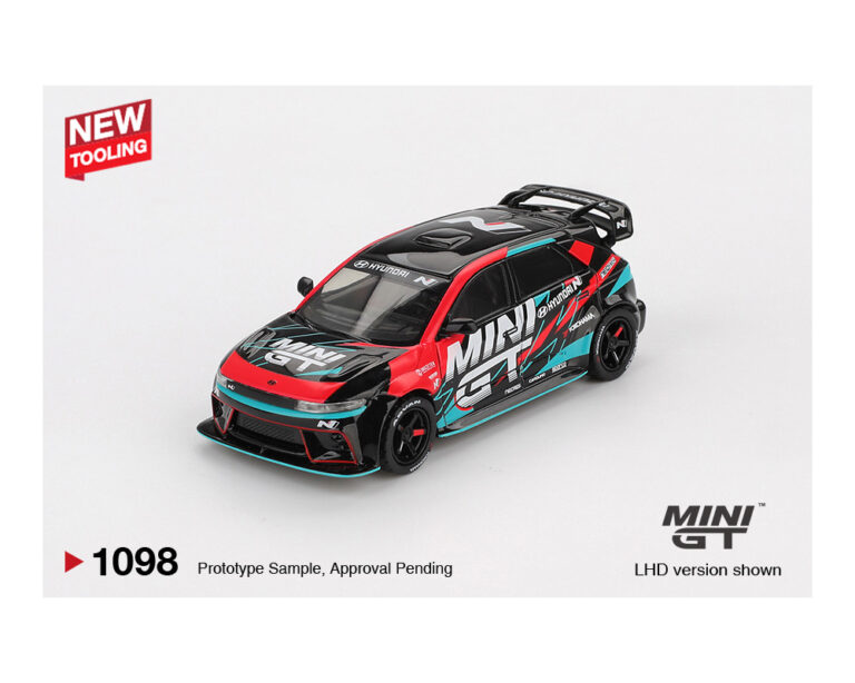 |||PREVENTA||| Mini GT 1:64 Hyundai Ioniq 5N MINI GT RS-01T 2025 Salón del Automóvil de Tokio - Negro( PRESENTACIÓN EN BLISTER)