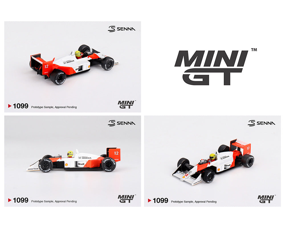 |||PREVENTA|||Mini GT 1:64 McLaren MP4/4 #12 Ayrton Senna, ganador del Gran Premio de Japón de 1988 - Edición Limitada 8PRESENTACIÓN EN BLISTER)