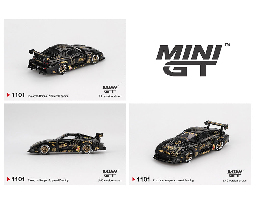 |||PREVENTA|||Mini GT 1:64 MAZDA RX-7 LB-Super Silhouette FD-NILES – Negro (PRESENTACIÓN EN BLISTER)
