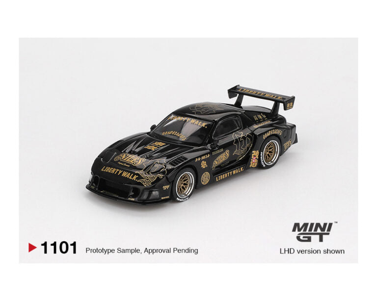 |||PREVENTA|||Mini GT 1:64 MAZDA RX-7 LB-Super Silhouette FD-NILES – Negro (PRESENTACIÓN EN BLISTER)