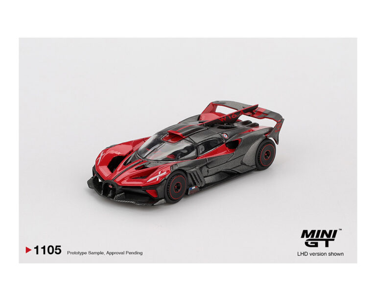 |||PREVENTA|||Mini GT 1:64 Bugatti Bolide – Rojo (PRESENTACIÓN EN BLISTER)