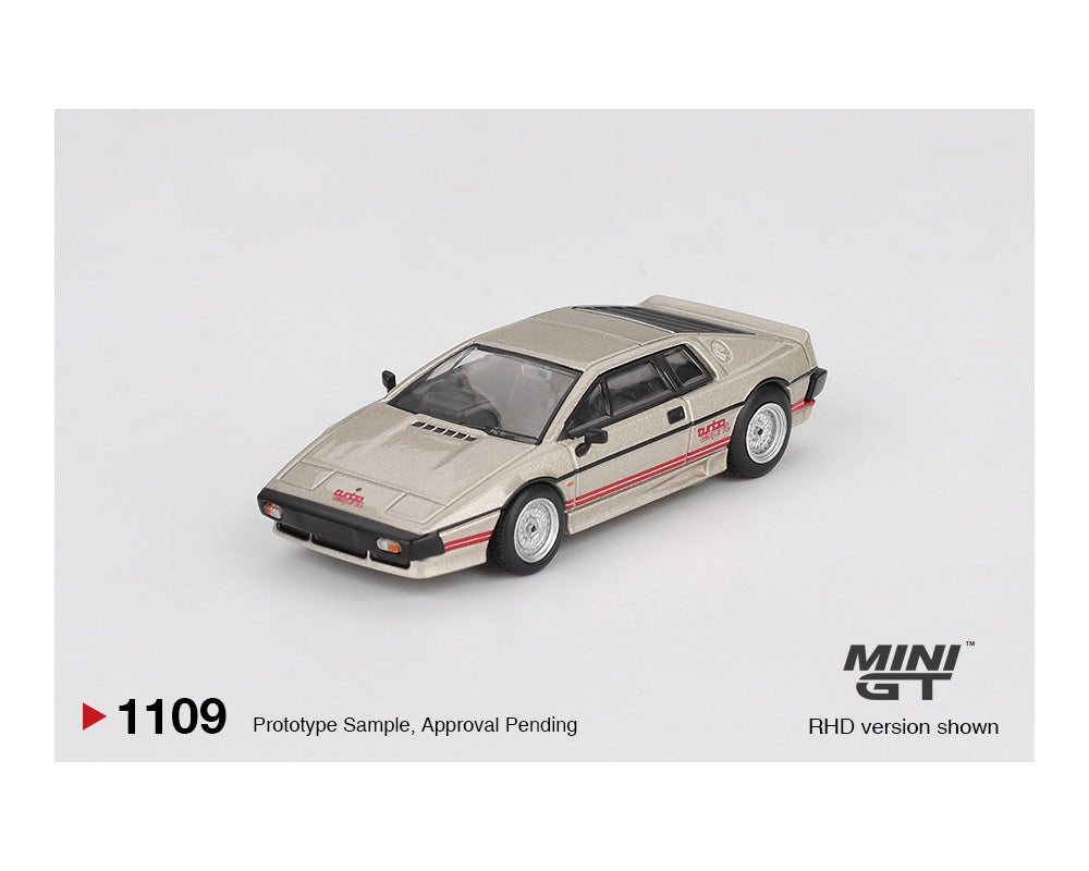|||PREVENTA|||Mini GT 1:64 Lotus Esprit Turbo – Plata metalizado (PRESENTACIÓN EN BLISTER)