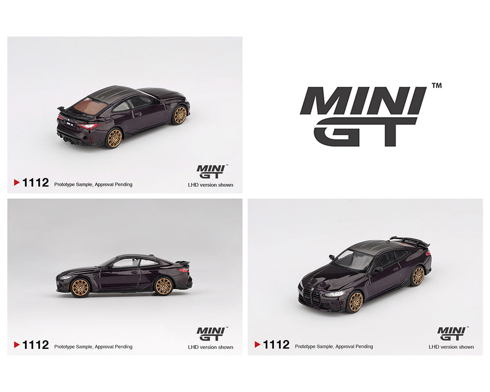 |||PREVENTA|||Mini GT 1:64 BMW M4 M-Performance (G82) – Violeta Daytona (PRESENTACIÓN EN BLISTER)