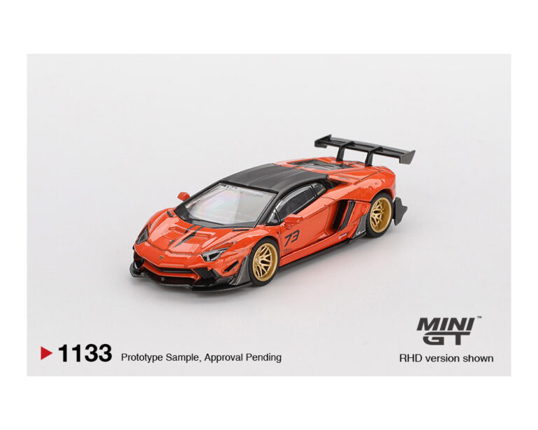 |||PREVENTA|||Mini GT 1:64 LB★WORKS Lamborghini Aventador – Naranja – MDX 2025 Edición Limitada (PRESENTACIÓN EN BLISTER)