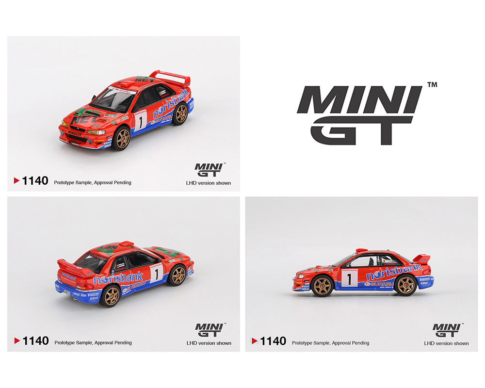 |||PREVENTA|||Mini GT 1:64 Subaru Impreza WRC97 #1 Campeón DRM de 1999 (PRESENTACIÓN EN BLISTER)