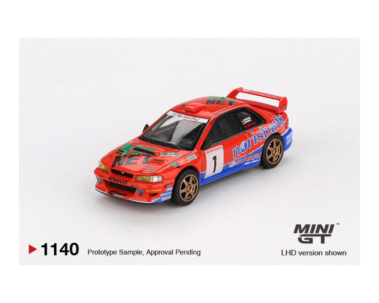 |||PREVENTA|||Mini GT 1:64 Subaru Impreza WRC97 #1 Campeón DRM de 1999 (PRESENTACIÓN EN BLISTER)
