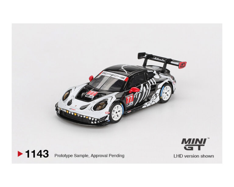 |||PREVENTA|||Mini GT 1:64 Porsche 911 GT3 R #77 AO Racing 2025 IMSA Petit Le Mans (PRESENTACIÓN EN BLISTER)