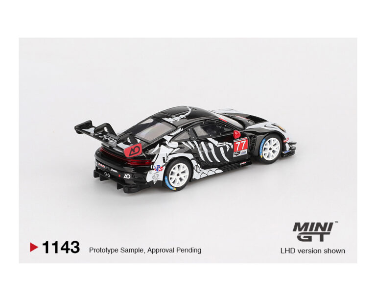 |||PREVENTA|||Mini GT 1:64 Porsche 911 GT3 R #77 AO Racing 2025 IMSA Petit Le Mans (PRESENTACIÓN EN BLISTER)