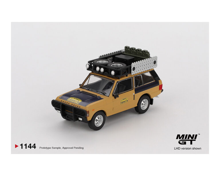 |||PREVENTA|||Mini GT 1:64 Range Rover 1981 Camel Trophy Sumatra C.Swoboda y K.Mentel Ganador – Amarillo (PRESENTACIÓN EN BLISTER)