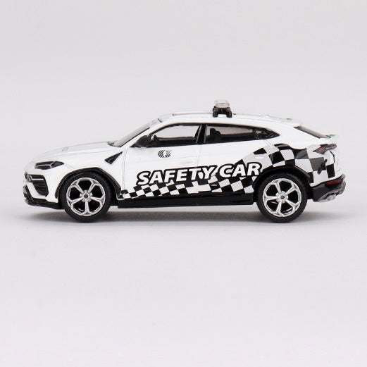 Mini GT 1:64 Lamborghini Urus 2022 Coche de Seguridad Oficial del GP de Macao – Exclusivas de MiJo Blister