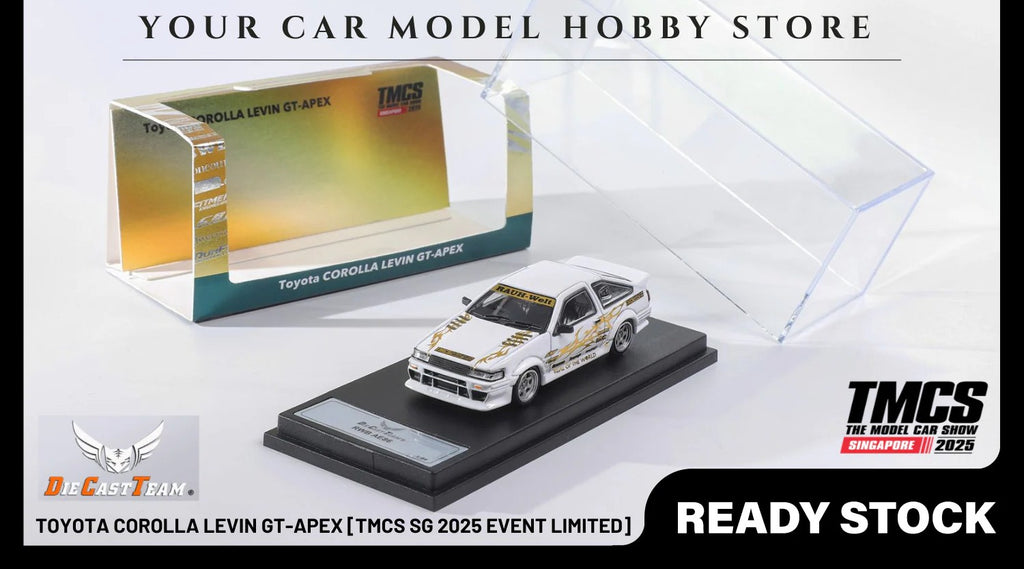 [DCT] 1:64 Toyota Corolla Levin GT-Apex [TMCS SG 2025 Event Limited]