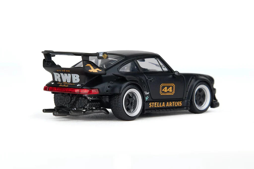 MODELMODEL 1/64 - RWB Porsche 930 Circuit  Matte Black "Stella Artois"