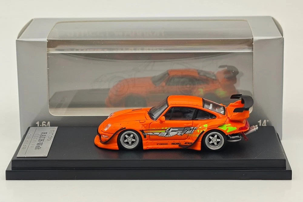 STREET WARRIOR 1/64 PORSCHE RWB 993 HIGH TAIL R&F