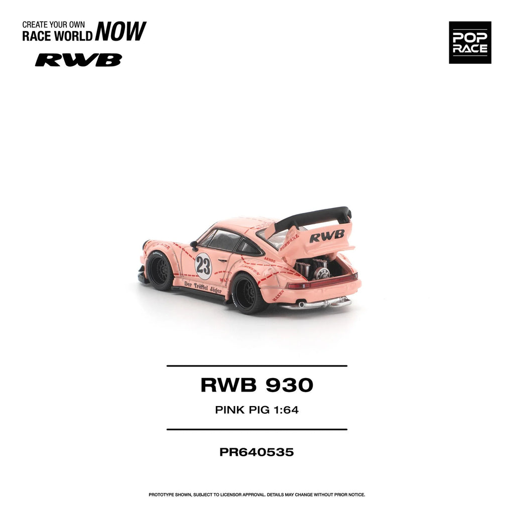 [Preventa] POPRACE 1:64 Porsche RWB 930 "PINK PIG" PR640535