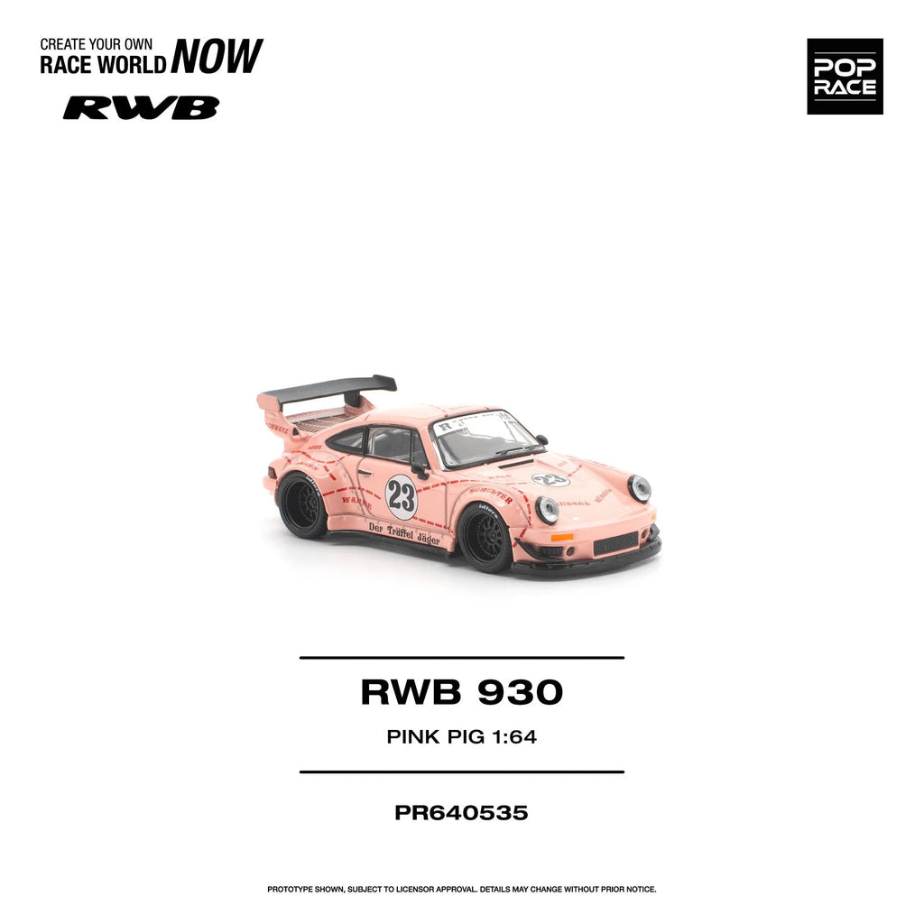 [Preventa] POPRACE 1:64 Porsche RWB 930 "PINK PIG" PR640535