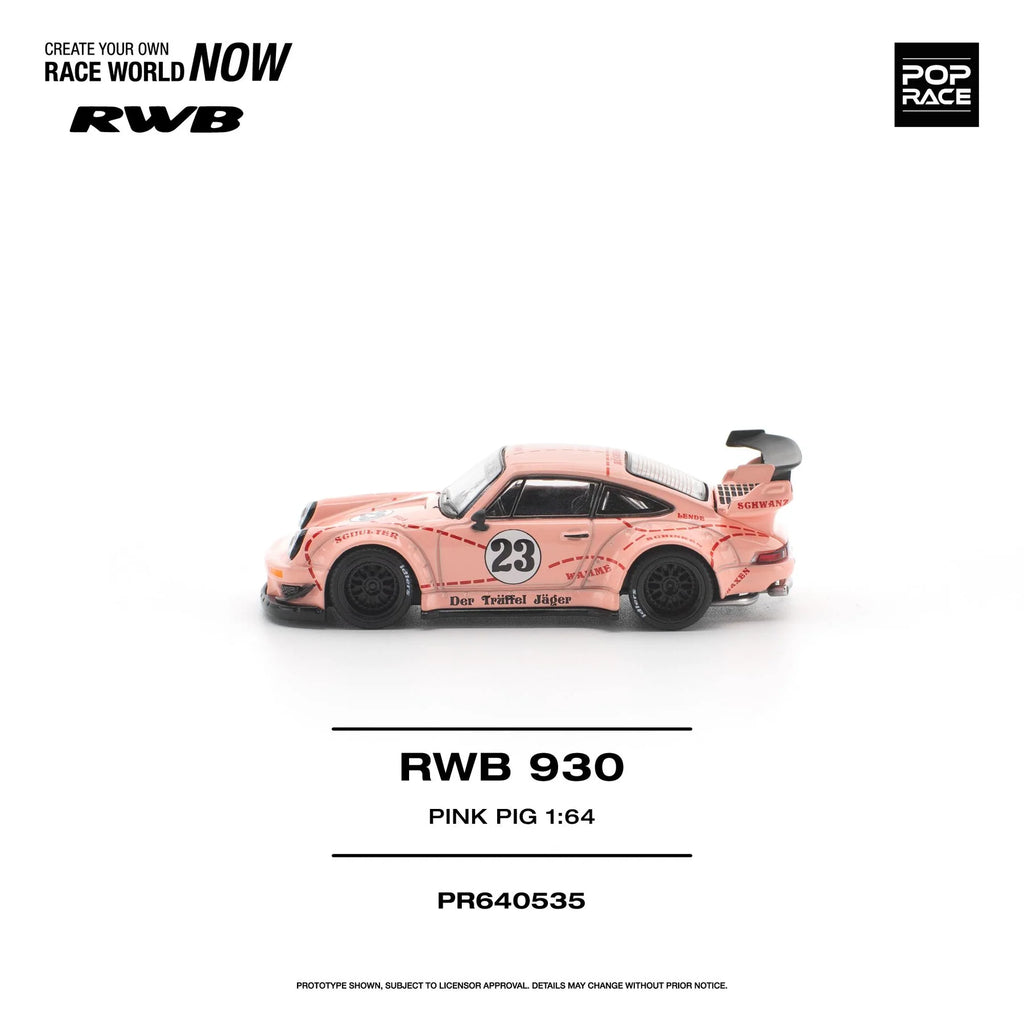 [Preventa] POPRACE 1:64 Porsche RWB 930 "PINK PIG" PR640535
