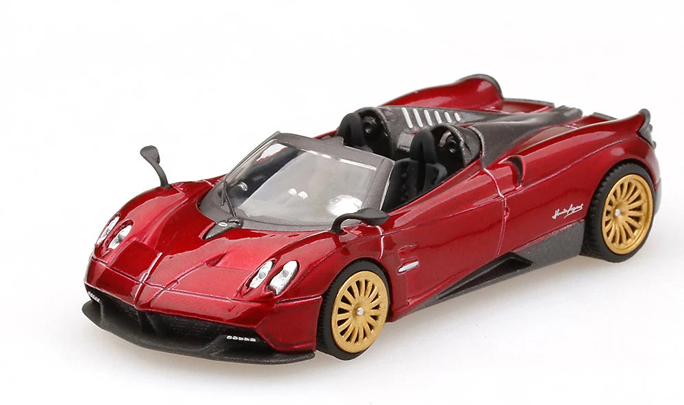 Mini GT 1:64 Pagani Huayra Roadster (Rojo) (Exclusivo de EE. UU.) – Exclusivas de MiJo Blister