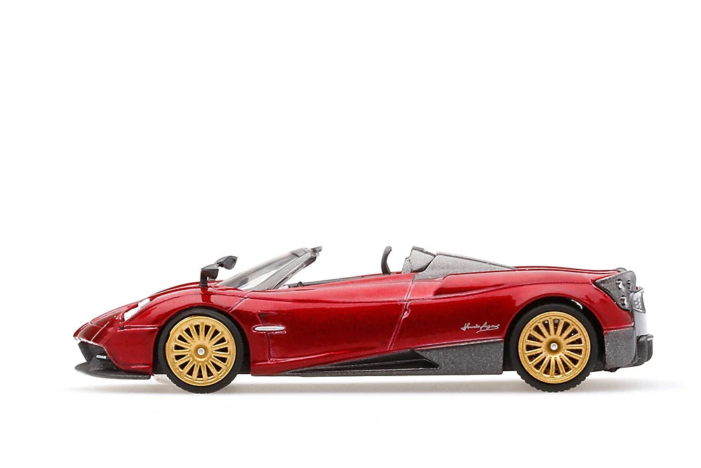 Mini GT 1:64 Pagani Huayra Roadster (Rojo) (Exclusivo de EE. UU.) – Exclusivas de MiJo Blister