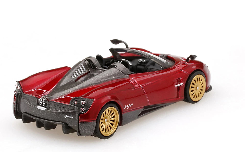 Mini GT 1:64 Pagani Huayra Roadster (Rojo) (Exclusivo de EE. UU.) – Exclusivas de MiJo Blister