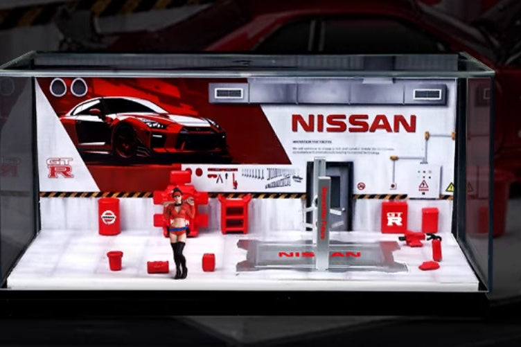 DIORAMA MOREART TALLER DE REPARACION NISSAN