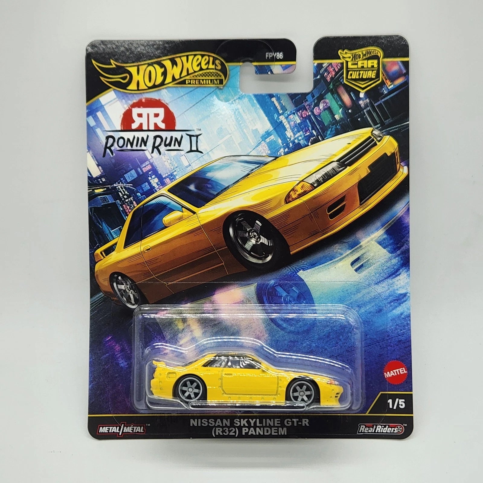 HOTWHEELS NISSAN SKYLINE GT-R R32 RUNIN RUN II