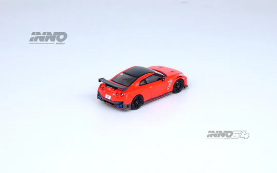 Inno64 1/64 Nissan GT-R R35 NISMO Red Diecast Scale Model Car