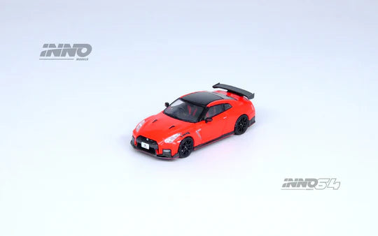 Inno64 1/64 Nissan GT-R R35 NISMO Red Diecast Scale Model Car
