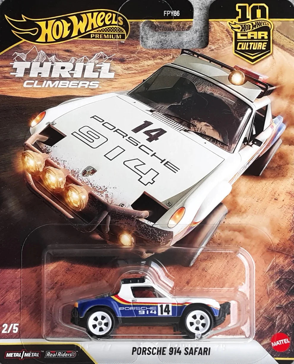 HOTWHEELS PORSCHE 914 SAFARI THRILL CLIMBERS