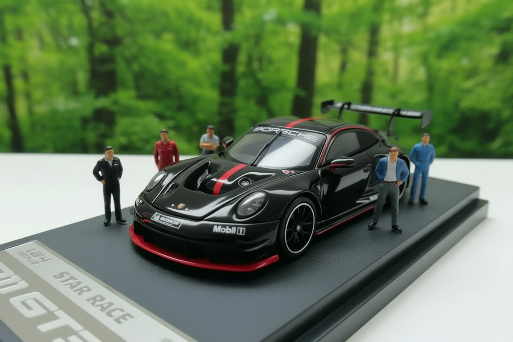 STAR RACE 1/64 PORSCHE 911 GT3 R BLACK