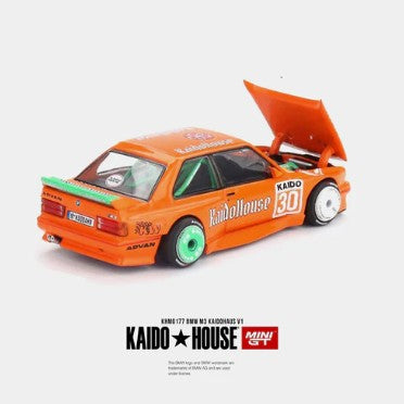 Kaido House x Mini GT 1:64 BMW M3 KAIDOHAUS V1 – Naranja