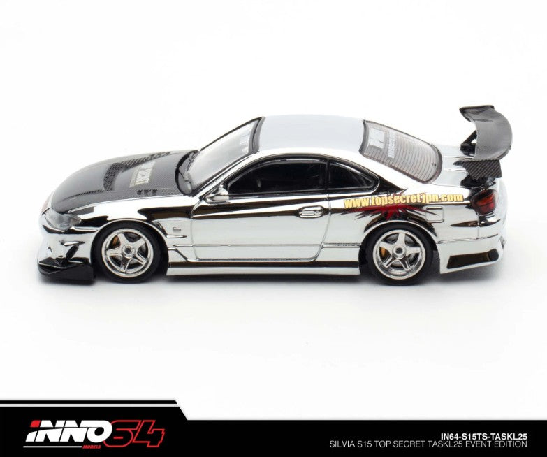 INNO64 Top Secret Nissan Silvia S15 Silver Chrome | TASKL25 EXCLUSIVE