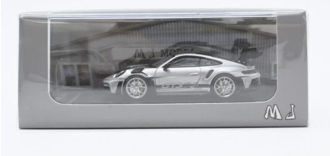 Mj Model Porsche 911 Gt3 Rs Blue Metallic Escala 1:64 Plomo