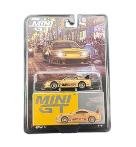 Mini GT 1:64 Toyota Supra (A80) Top Secret GT-300 – Top Secret Gold Blister