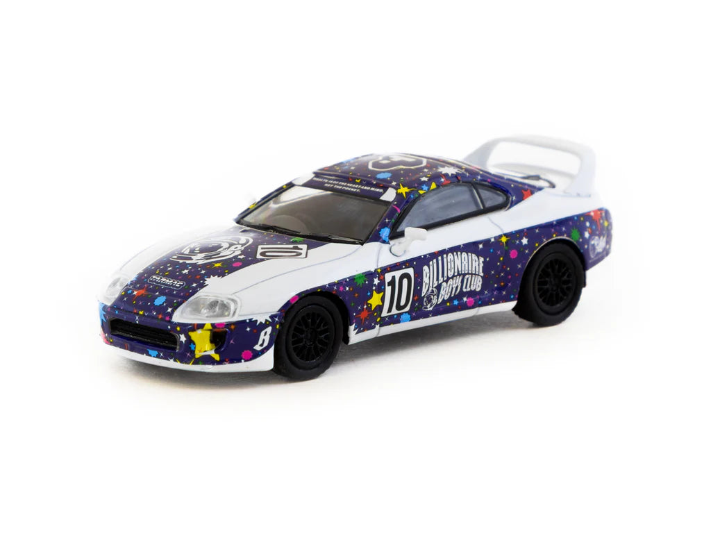 Tarmac Works 1/64 Toyota Supra BBC with T-Shirt, Tote Bag, and Diorama Display Base Bundle Set - Complex Con 2025 Special Edition - HOBBY64