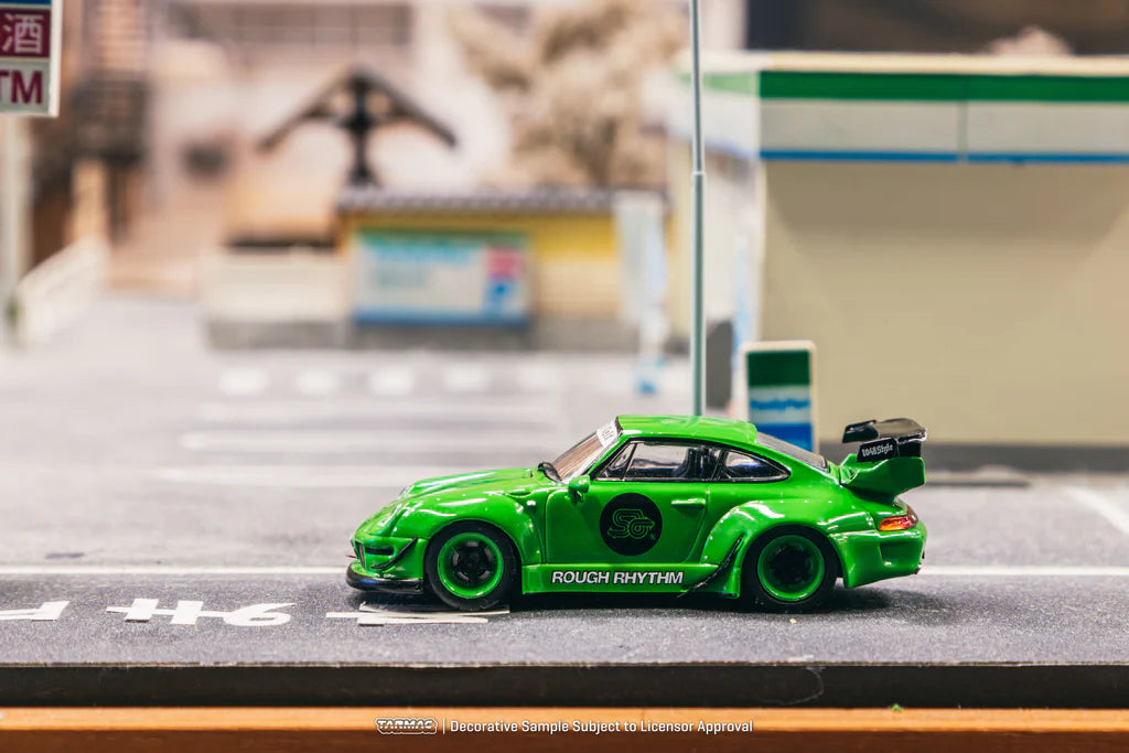 Tarmac Works 1/64 RWB 993 Rough Rhythm Fuel Fest Student Driver - HOBBY 64