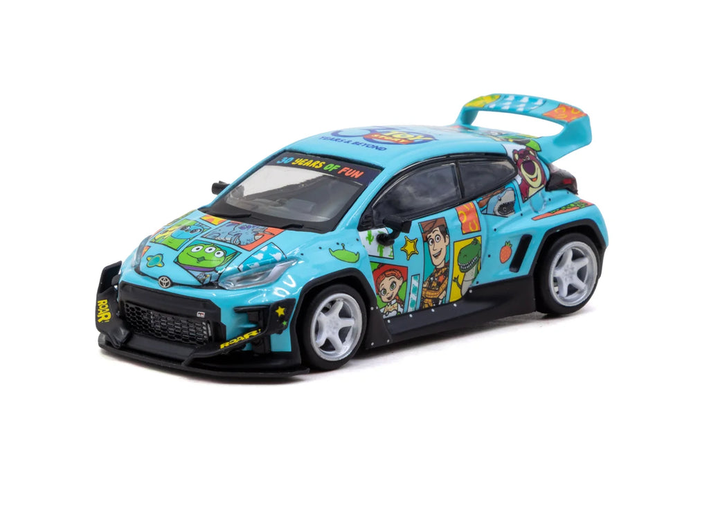 TARMAC 1/64 Pandem Toyota GR Yaris Toy Story - 30th Anniversary with Tarmac Cards