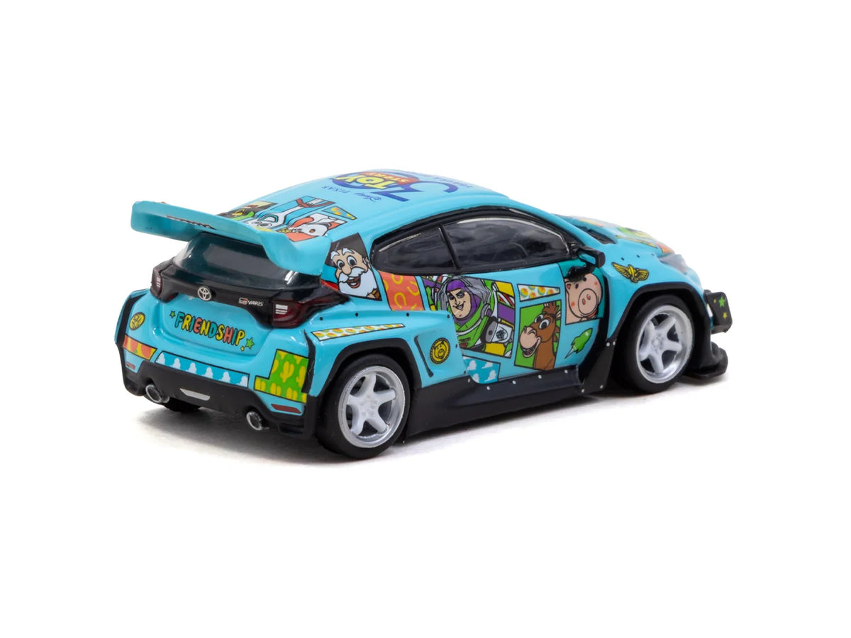TARMAC 1/64 Pandem Toyota GR Yaris Toy Story - 30th Anniversary with Tarmac Cards